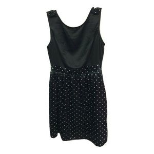 New Tulle Black Polka Dot 50s Style Mini Dress
